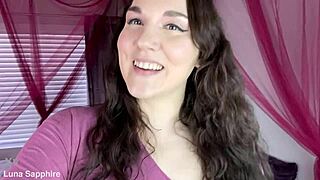 luna sapphires asks, 'ready for my xvideos verification?'