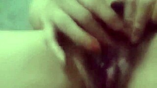 girl playing with her pussy using toys