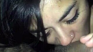 Tahiti Brunette Delivers Intense Blowjob and Sticky Cumshot