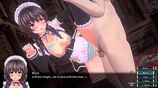 holyknightricca part 3, wanna see this wild hentai game action?