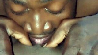 Blow job session unfolds with intense big ass action