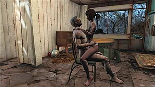 I-I can't believe the anal fuck in Fo4 sanctuary, it's so intense... assfucking yeah!