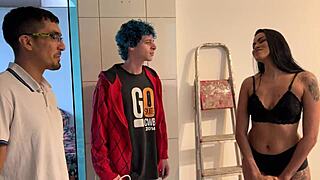 chamei eles pra internet e fodi com os dois