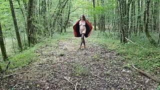 Female Slave In Forest On August 1