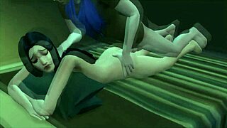 perra follando doggystyle con hermanastro en the sims 4