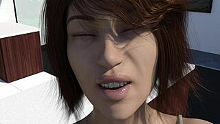 Fat beauty teases in 3D cartoon POV with big ass in episode 14