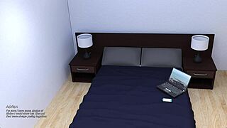 Fat beauty teases in 3D cartoon POV with big ass in episode 14