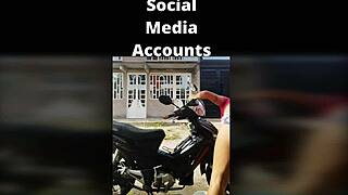 ts angelique monroe washes her bike in the open