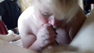 blowjob scene with big tits ends in cumshot 💦