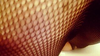 shemale indulges in solo anal play with shaved body and toys.