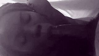 Ebony POV Deepthroat on Monster Black Cock