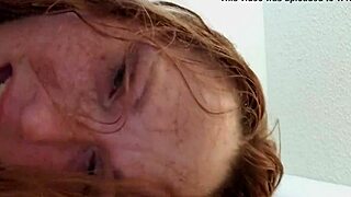 Bathroom Quickie with Big Tits Wife