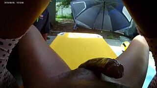 Naughty Neighbor Let Me Film Us Banging Outside! What A Wild Ride!