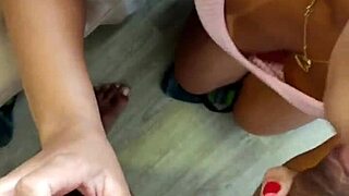 eating that married woman's ass at the hotel window, she spreads it wide for me