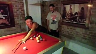 Tigresa VIP Presents Sex on Pool Table with Gaúcho Pussy Hunter Ela Baez Cel Baez