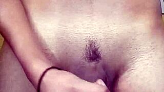 i'm stroking my shaved cock right now 😉