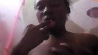 hairless shaved bitch sasha fletcher fingers her pussy in solo masturbation