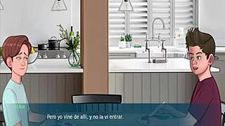 sexnote pt13, blowing my friend's milf mom in the game