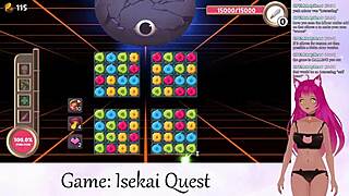 Vtuber Lewdneko Plays Isekai Quest Part 2 With Big Boobs