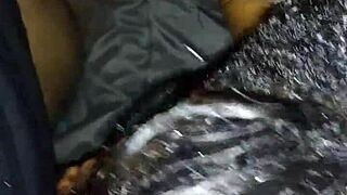 Hood Thot Gets Sloppy Facial Cum In Mouth