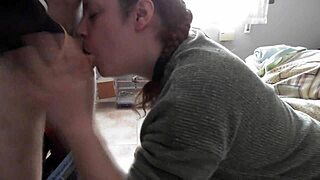 he sucked me off and drank the cum in a glass, it felt so intense and hot