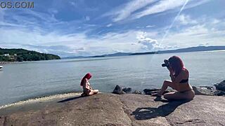 Teen With Small Tits And Natural Balloon Play