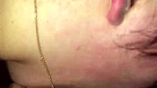 white girl gives sloppy blowjob