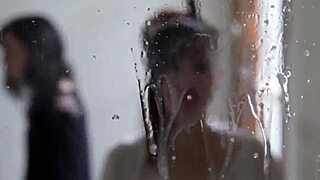 Spitting scene turns into intense oral play with saliva