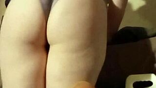 Purple Lace Teasing Feet In Lingerie