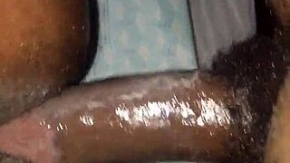 Lying facedown in intimate position