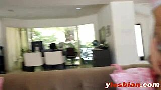 Hey, wanna see hot lesbian action on the sofa with Jenna and Kenna?