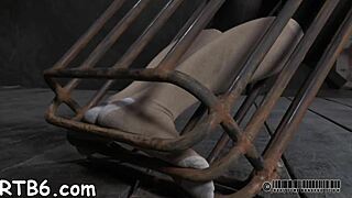 hung up playgirl gets punished in the garage 😏