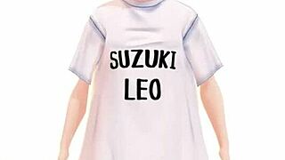 i tryed doing stretch yoga with cute anime girl leo