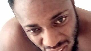 Group banging leads to cumshot in club bathroom