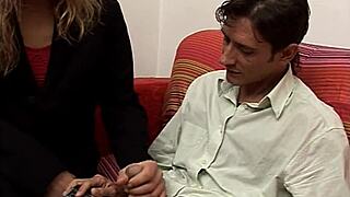 Old Italian milf takes on two hard cocks with passion