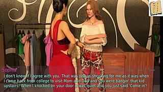 A wife and stepmother share family moments