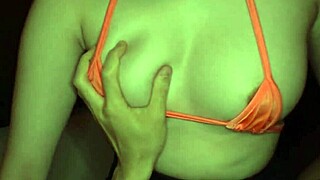 omg, part1 with rena-chan, g-cup beauty with huge butt, doing handjob massage and raw banging... facial finish for her skin!