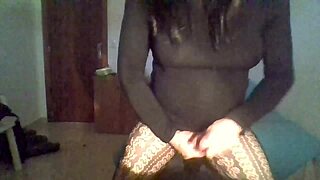 Watch this shemale with monstercock on webcam! She's a transsexual ready to show off her huge cock!