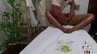 latina teen 18+ gets tantric massage caught on camera 😏