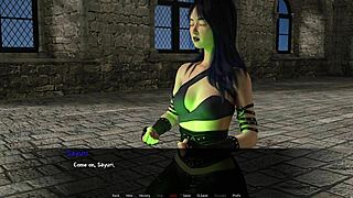 Asian girl with small tits fucks in forbidden dojo ending