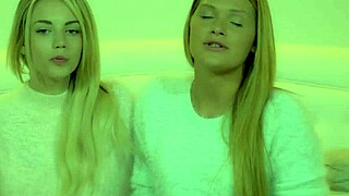 Abby Cross and Blake Eden model before lesbian fuck in 4k