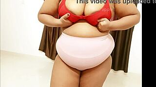 Big Boobs Sexy Lady SHOWS OFF Her Assets!