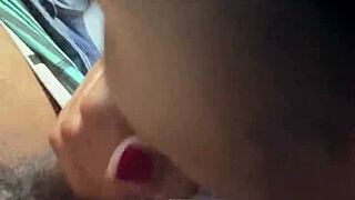 Brunette Slut Sucks Everything And Swallows Cum Fully