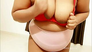 Big Boobs Sexy Lady SHOWS OFF Her Assets!