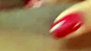 sweet pussy gets pleasured in solo masturbation session.