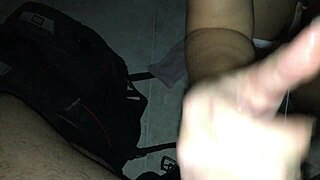 Amateur whore licks and sucks cock in homemade blowjob recording