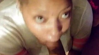 she loves sucking big black cock 😍