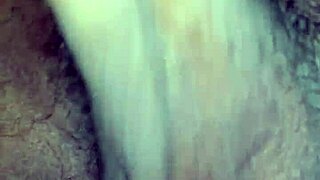 Man masturbates his cock in intense solo session