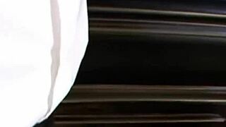 I'm the gorgeous brunette shoving a huge cock deep into my ass while getting horny