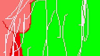 Hentai Character Gives Blowjob To Big Dick In Pixel Art Animation